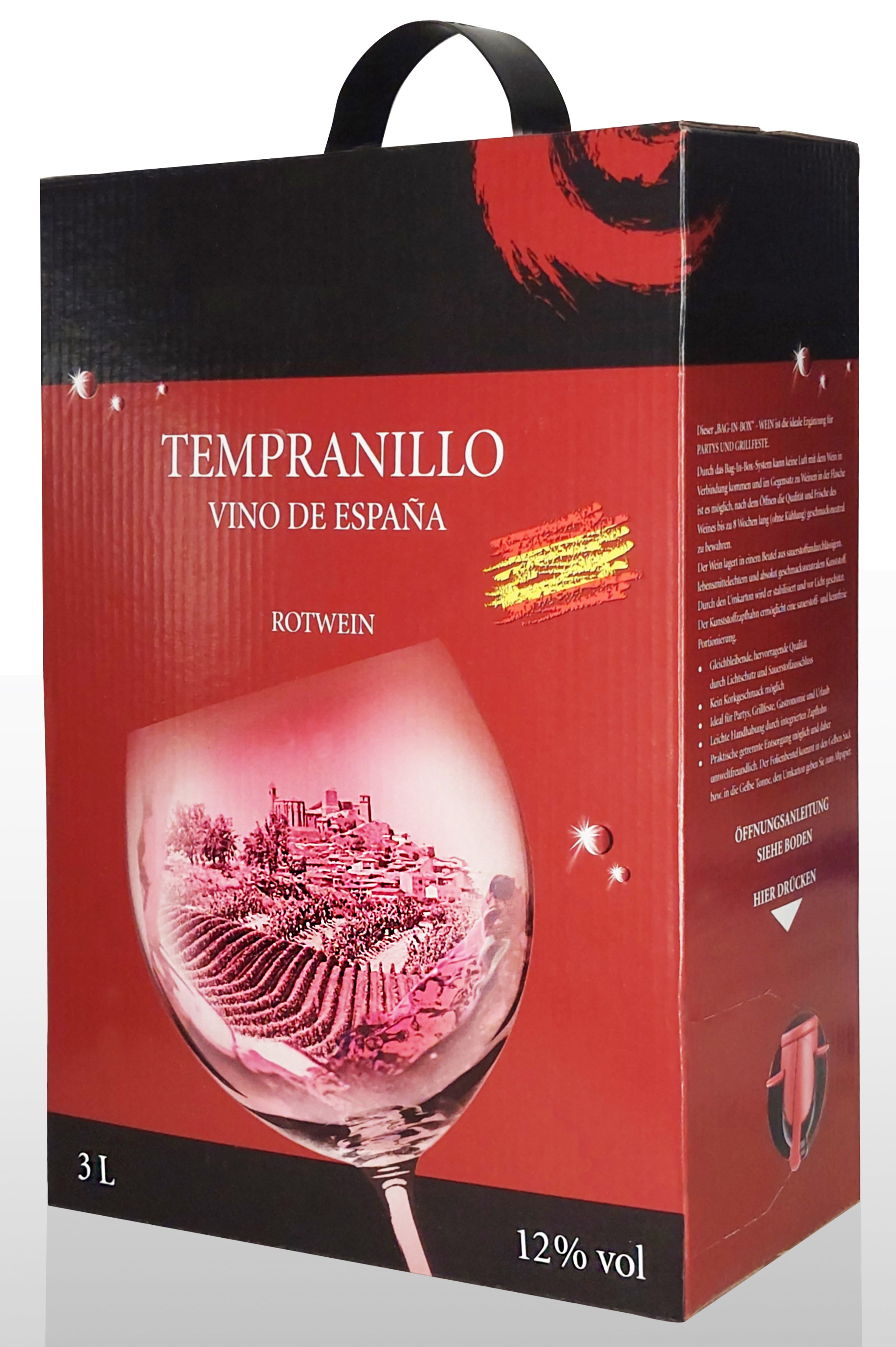 in ,Weinhandel,Qualitätsweine -Vino Delicato - Wein, Bag Weine Weine Tempranillo - Box Premium